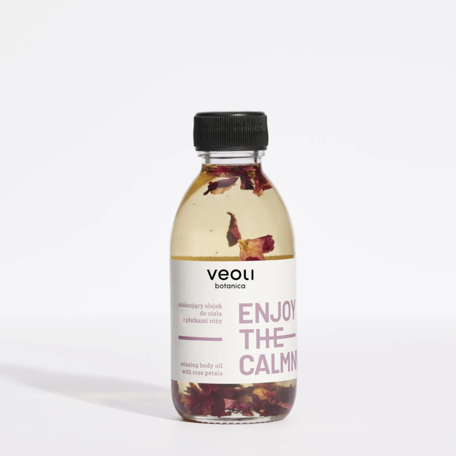 VEOLI BOTANICA ENJOY THE CALMNESS Relaksujący olejek do ciała z płatkami róży 150 ml