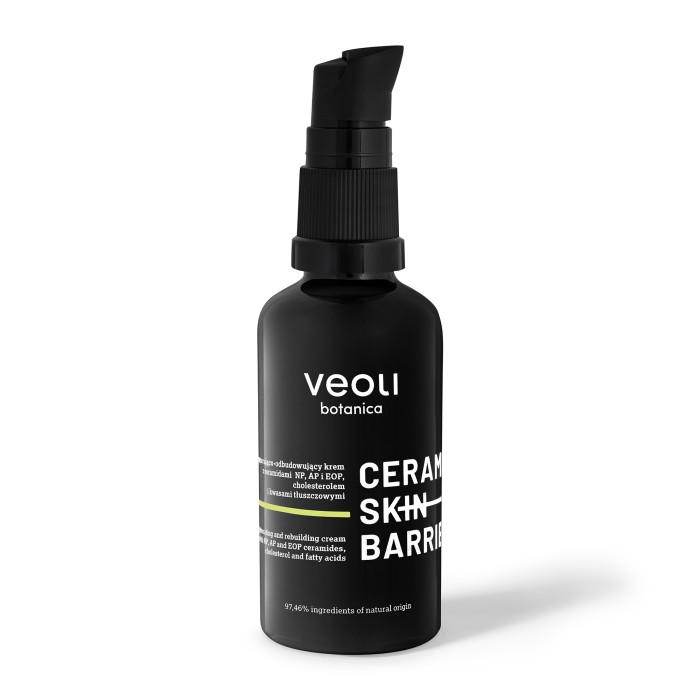 VEOLI BOTANICA CERAMIDE SKIN BARRIER Regenerująco-odbudowujący krem z ceramidami NP, AP i EOP, cholesterolem i kwasami tłuszczowymi 40 ml