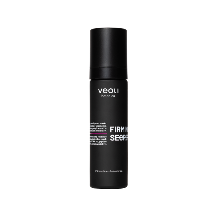 VEOLI BOTANICA FIRMING SECRET Ujędrniająco-regenerująca, senolityczna maska do twarzy, szyi i dekoltu z wegańskim PDRN 1%, kompleksem peptydowym 1% oraz biomolekułami krzemu 1% 50 ml