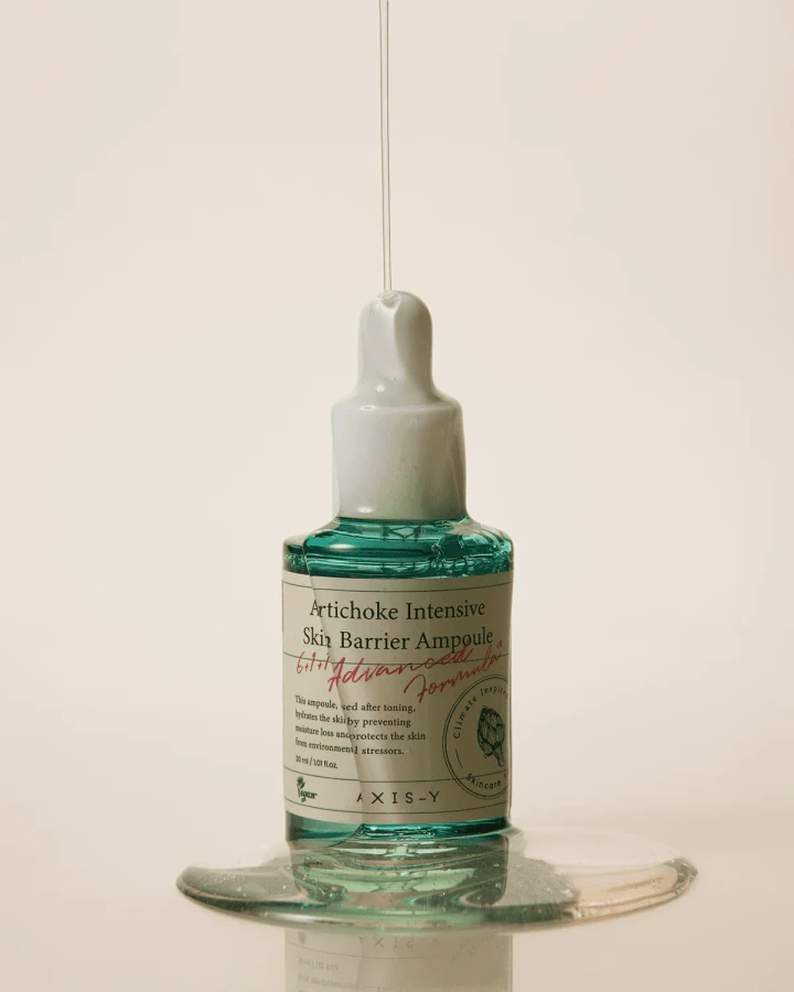 AXIS-Y Artichoke Intensive Skin Barrier Ampoule Dogłębnie nawilżające serum z karczochem, CICA i beta glukanem 30 ml