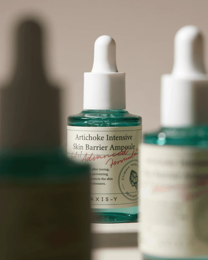 AXIS-Y Artichoke Intensive Skin Barrier Ampoule Dogłębnie nawilżające serum z karczochem, CICA i beta glukanem 30 ml