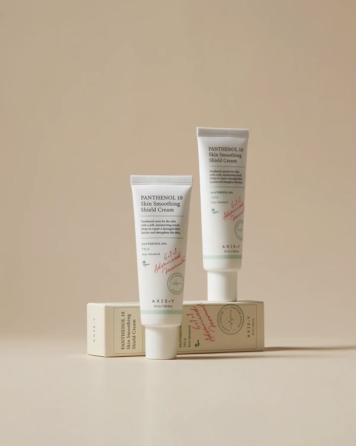AXIS-Y Panthenol 10 Skin Smoothing Shield Cream Wygładzająco nawilżający krem z pantenolem 50 ml