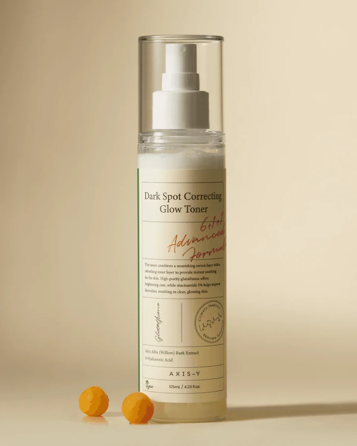 AXIS-Y Dark Spot Correcting Glow Toner Dwufazowy tonik rozświetlający z 5% niacynamidu 125 ml