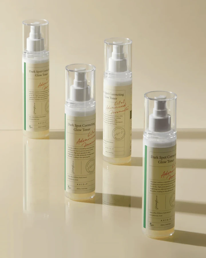 AXIS-Y Dark Spot Correcting Glow Toner Dwufazowy tonik rozświetlający z 5% niacynamidu 125 ml