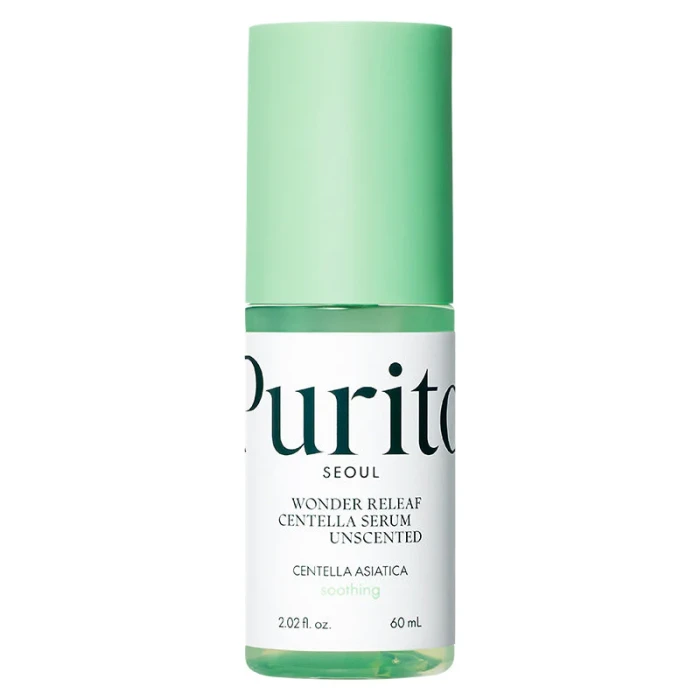 PURITO Wonder Releaf Centella Serum Unscented Bezzapachowe serum z ekstraktem z wąkroty azjatyckiej 60 ml