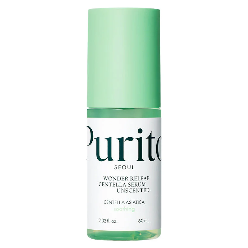 PURITO Wonder Releaf Centella Serum Unscented Bezzapachowe serum z ekstraktem z wąkroty azjatyckiej 60 ml