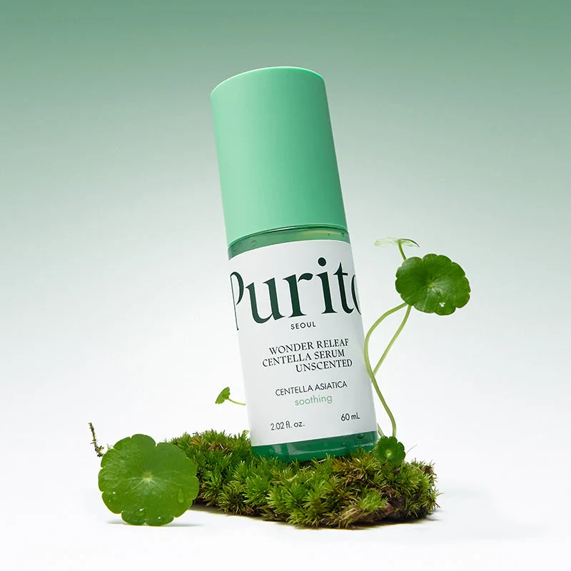 PURITO Wonder Releaf Centella Serum Unscented Bezzapachowe serum z ekstraktem z wąkroty azjatyckiej 60 ml