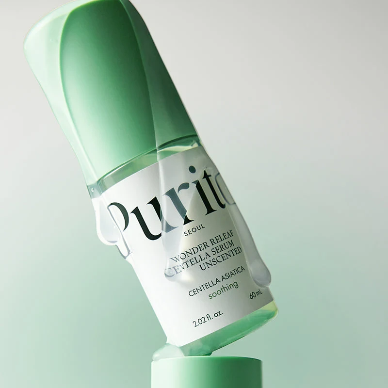 PURITO Wonder Releaf Centella Serum Unscented Bezzapachowe serum z ekstraktem z wąkroty azjatyckiej 60 ml