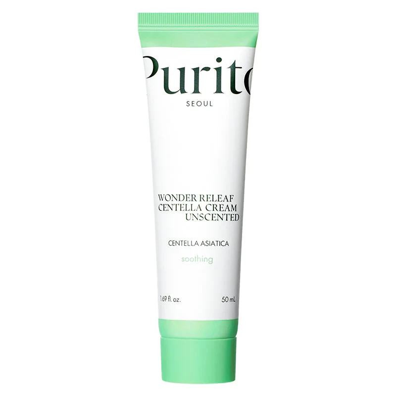 PURITO Wonder Releaf Centella Cream Unscented Łagodząco regenerujący krem z ekstraktem z wąkroty azjatyckiej 50 ml