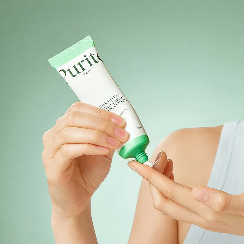 PURITO Wonder Releaf Centella Cream Unscented Łagodząco regenerujący krem z ekstraktem z wąkroty azjatyckiej 50 ml