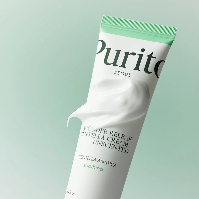 PURITO Wonder Releaf Centella Cream Unscented Łagodząco regenerujący krem z ekstraktem z wąkroty azjatyckiej 50 ml