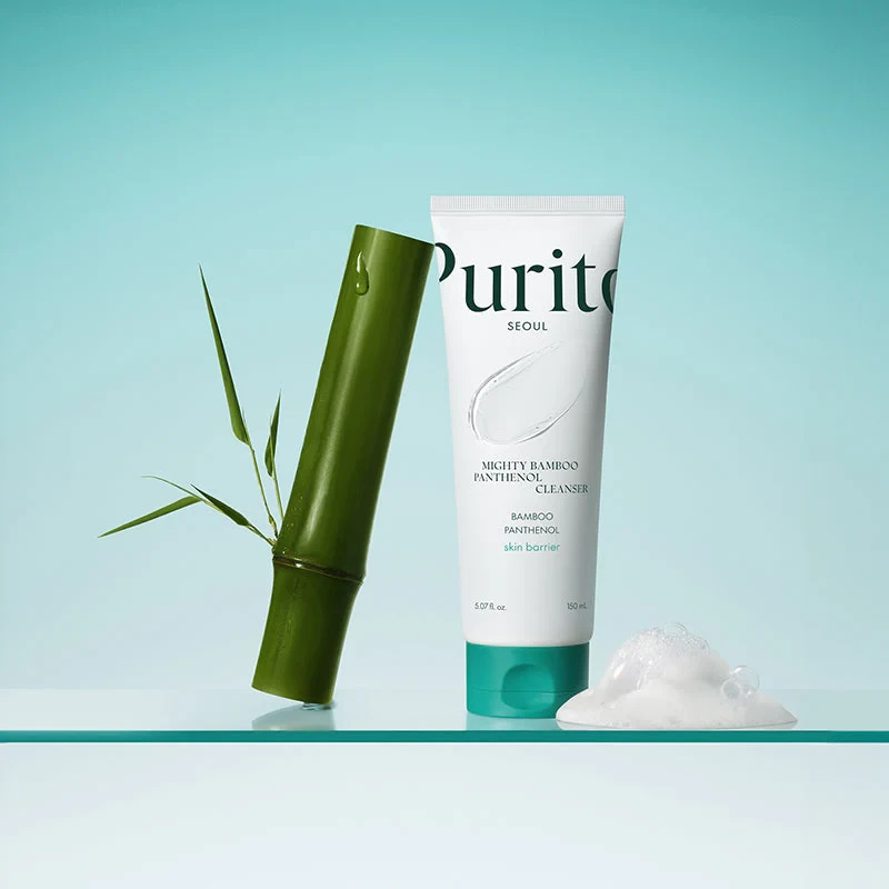 PURITO Mighty Bamboo Panthenol Cleanser Nawilżający żel do mycia twarzy 150 ml