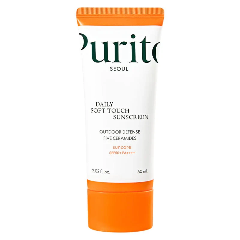 PURITO Daily Soft Touch Sunscreen SPF 50+ PA++++ Krem z filtrem SPF z ceramidami 60 ml