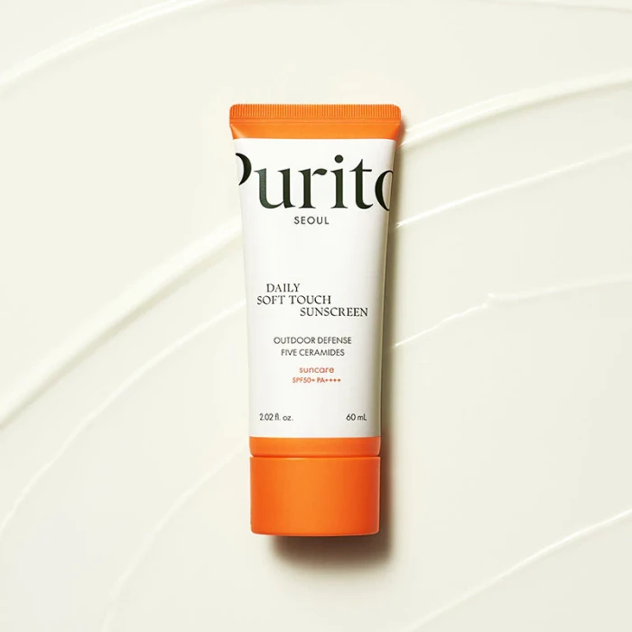 PURITO Daily Soft Touch Sunscreen SPF 50+ PA++++ Krem z filtrem SPF z ceramidami 60 ml