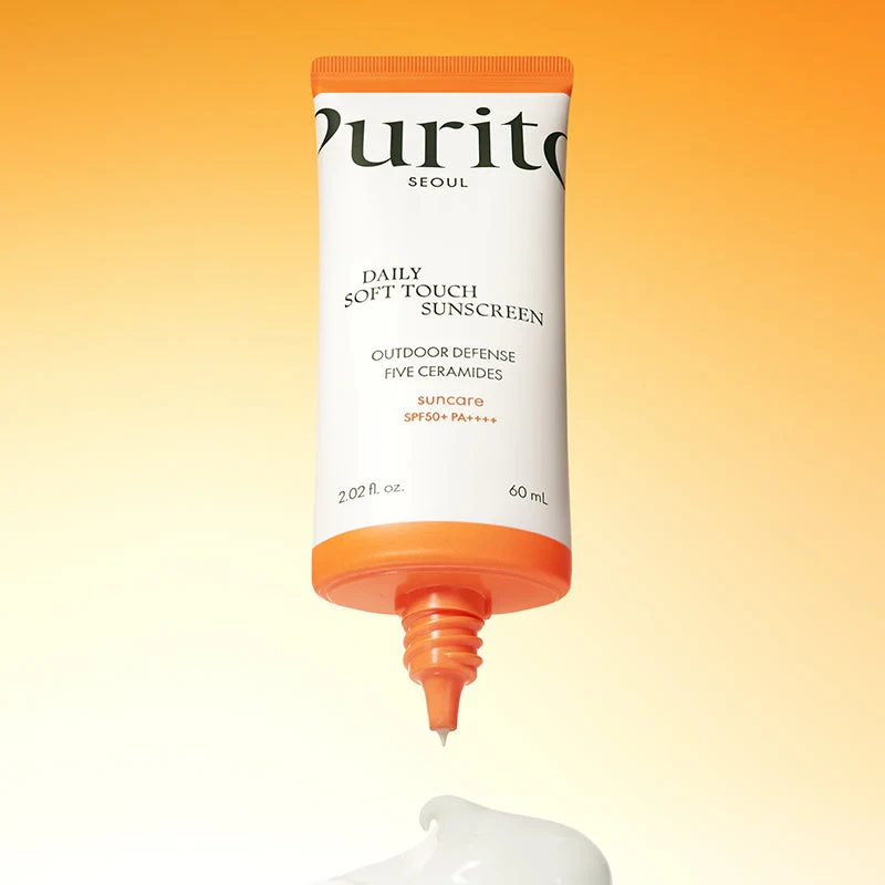 PURITO Daily Soft Touch Sunscreen SPF 50+ PA++++ Krem z filtrem SPF z ceramidami 60 ml
