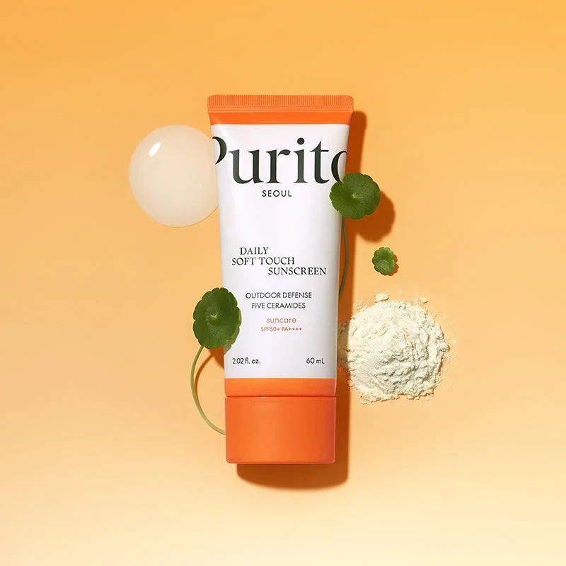 PURITO Daily Soft Touch Sunscreen SPF 50+ PA++++ Krem z filtrem SPF z ceramidami 60 ml