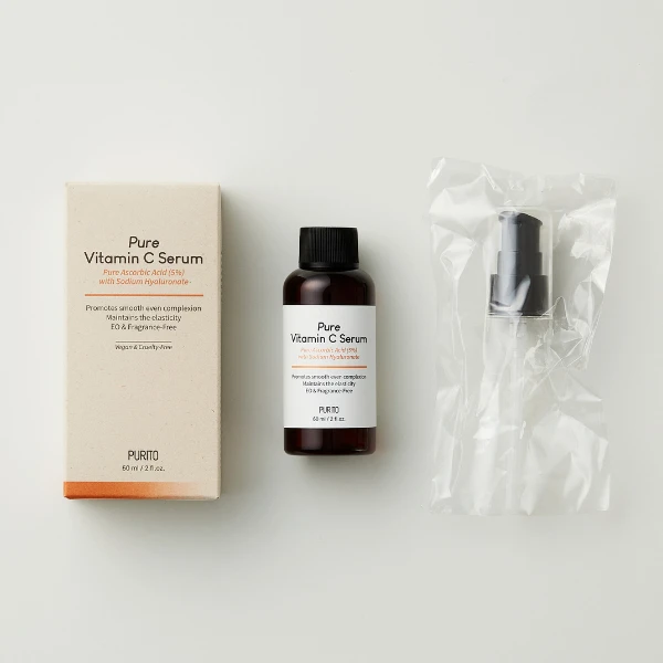 PURITO Pure Vitamin C Serum Rozświetlające serum z 5% kwasu askorbinowego 60 ml