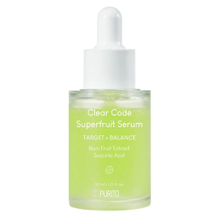 PURITO Clear Code Superfruit Serum Regulujące serum z kwasem bursztynowym 30 ml