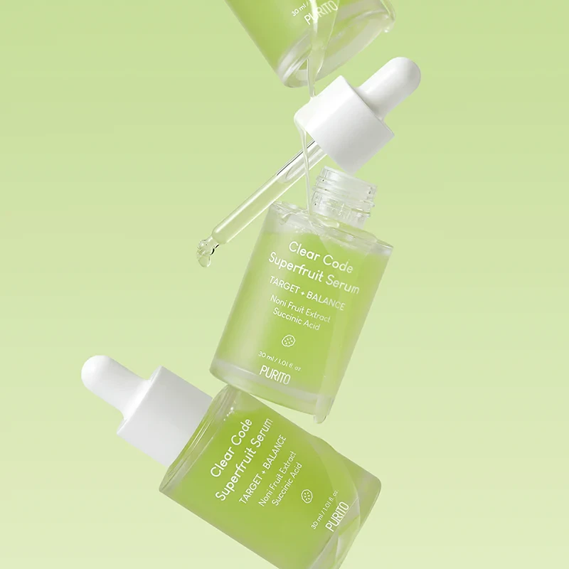 PURITO Clear Code Superfruit Serum Regulujące serum z kwasem bursztynowym 30 ml