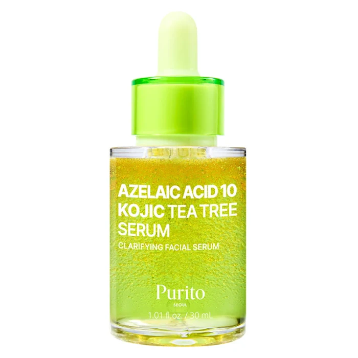 PURITO Azelaic Acid 10 Kojic Tea Tree Serum Serum z 10% kwasu azelainowego 30 ml