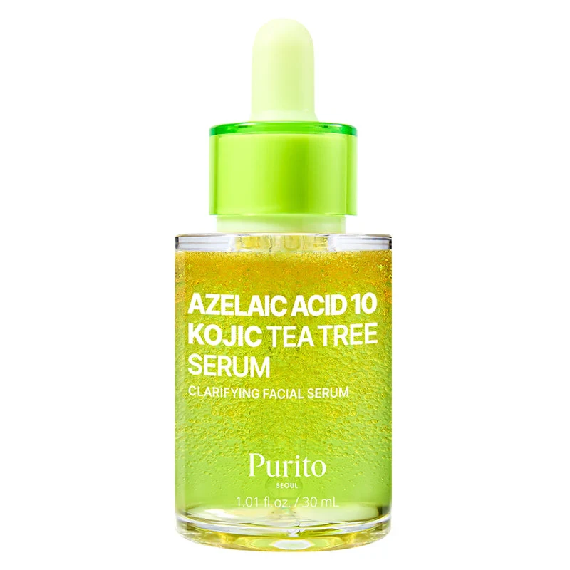 PURITO Azelaic Acid 10 Kojic Tea Tree Serum Serum z 10% kwasu azelainowego 30 ml
