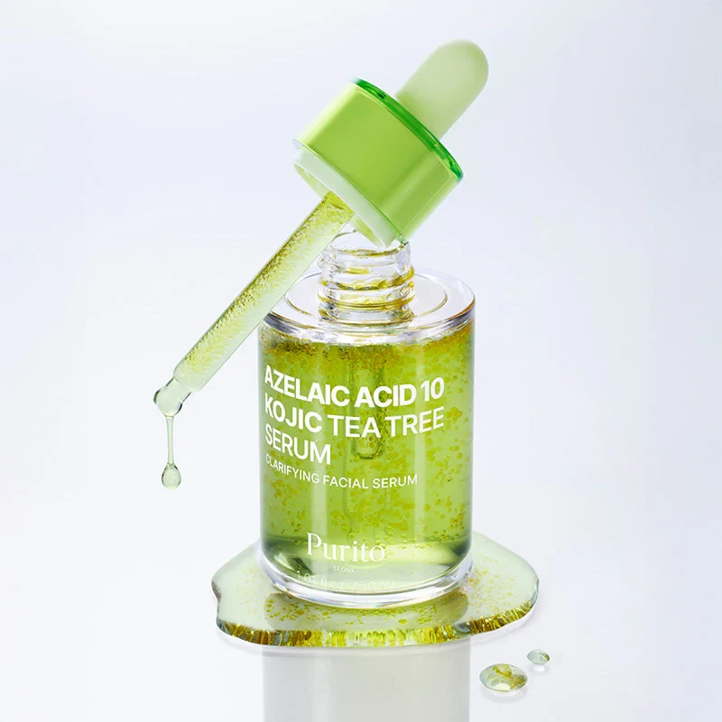 PURITO Azelaic Acid 10 Kojic Tea Tree Serum Serum z 10% kwasu azelainowego 30 ml