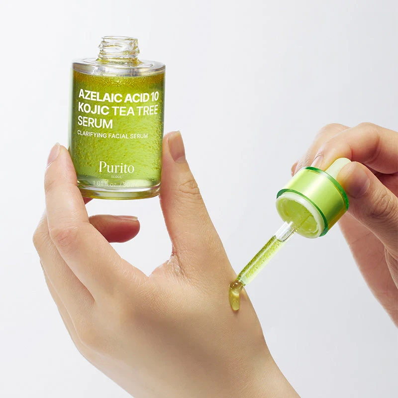 PURITO Azelaic Acid 10 Kojic Tea Tree Serum Serum z 10% kwasu azelainowego 30 ml