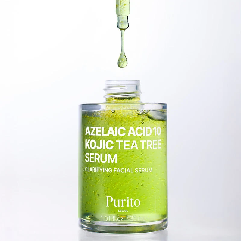 PURITO Azelaic Acid 10 Kojic Tea Tree Serum Serum z 10% kwasu azelainowego 30 ml