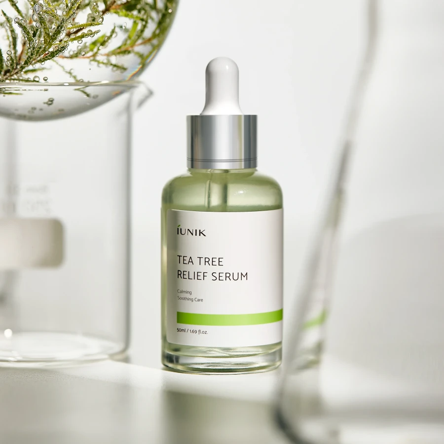 iUNIK Tea Tree Relief Serum Przeciwzapalne serum dla skóry problematycznej 50 ml