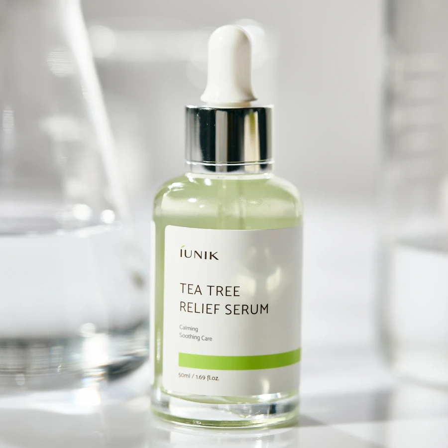 iUNIK Tea Tree Relief Serum Przeciwzapalne serum dla skóry problematycznej 50 ml