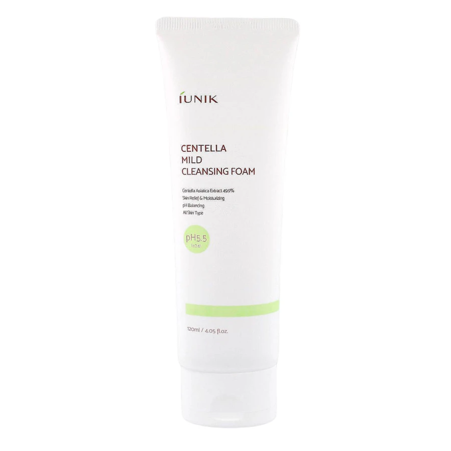 iUNIK Centella Mild Cleansing Foam Łagodna pianka do mycia twarzy z CICA 120 ml