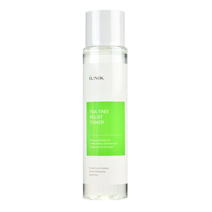 iUNIK Tea Tree Relief Toner Łagodzący tonik z drzewem herbacianym 200 ml