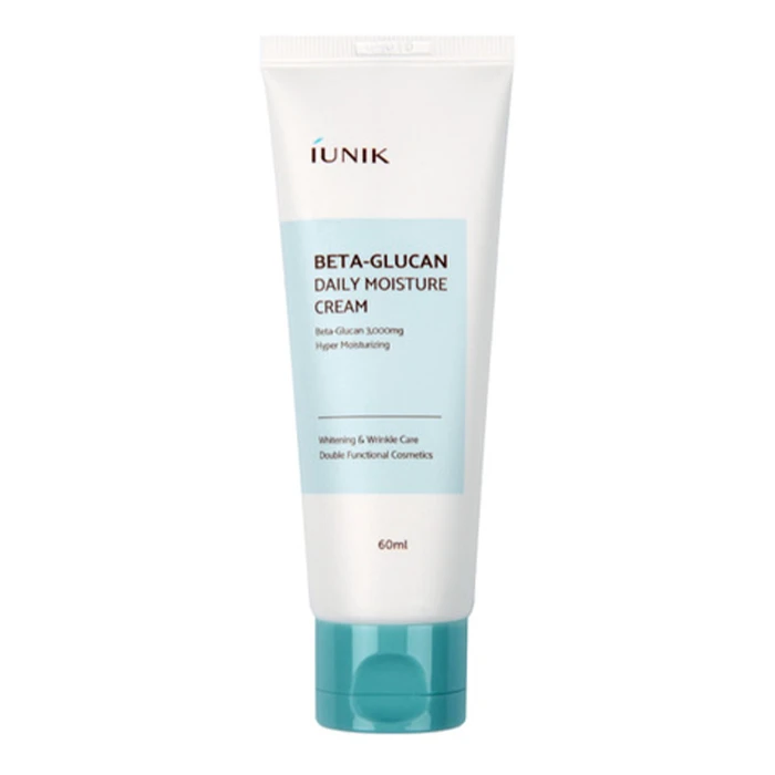 iUNIK Beta-Glucan Daily Moisture Cream Lekki krem nawilżający z beta glukanem, CICA i niacynamidem 60 ml