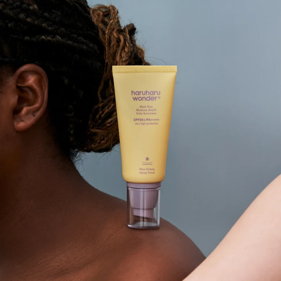 HARUHARU WONDER Black Rice Moisture Airyfit Daily Sunscreen SPF50+/PA++++ Lekki nawilżający krem z filtrem 50 ml
