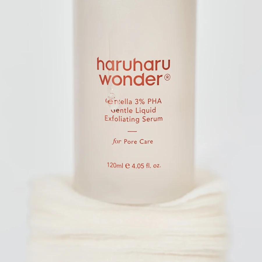 HARUHARU WONDER Centella 3% PHA Gentle Liquid Exfoliating Serum-Esencja łagodnie mikrozłuszczająca i nawilżająca 120 ml