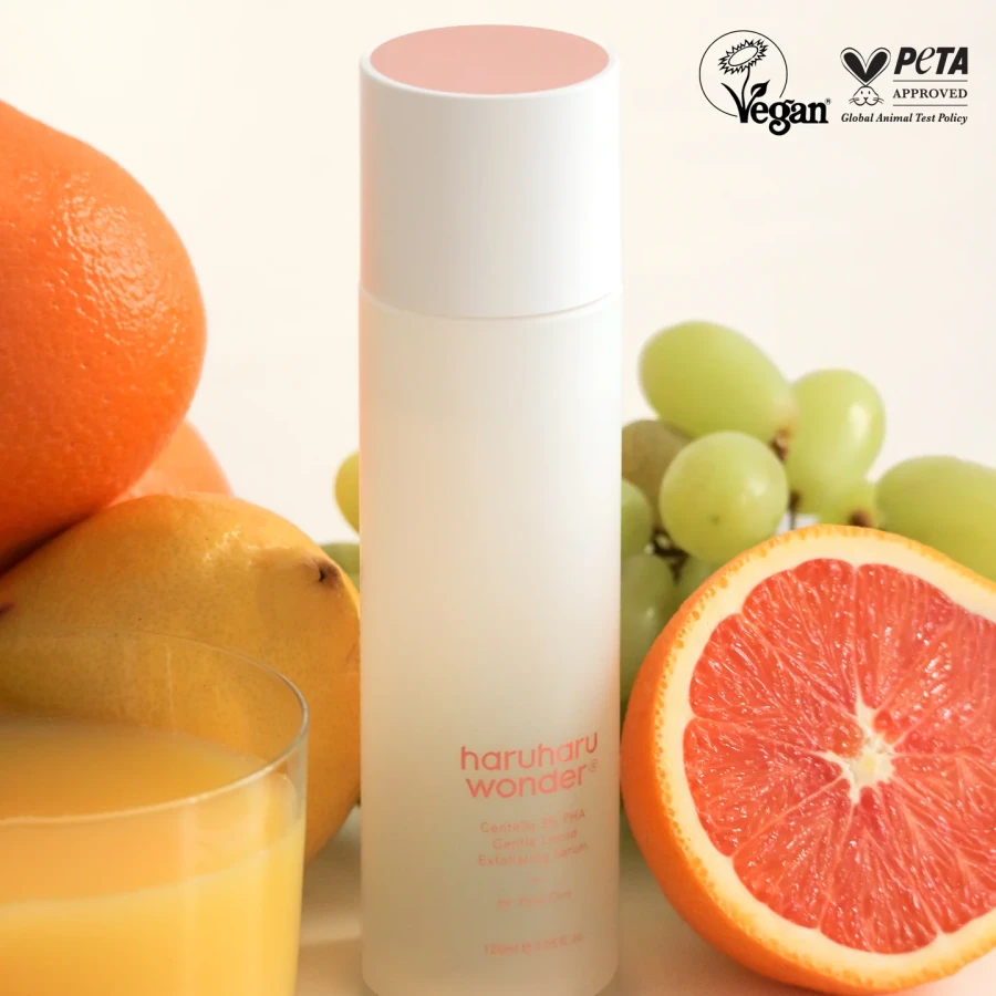 HARUHARU WONDER Centella 3% PHA Gentle Liquid Exfoliating Serum-Esencja łagodnie mikrozłuszczająca i nawilżająca 120 ml