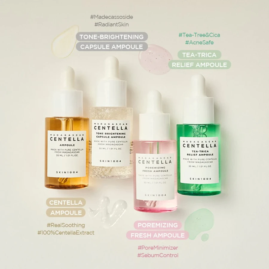 SKIN1004 Madagascar Centella Ampoule Kit Zestaw ampułek 4 x 30 ml