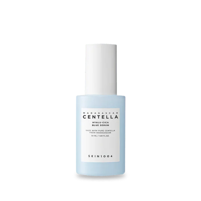 SKIN1004 Madagascar Centella Hyalu-Cica Blue Serum Silnie nawilżające hialuronowe serum z wąkrotą azjatycką 50 ml
