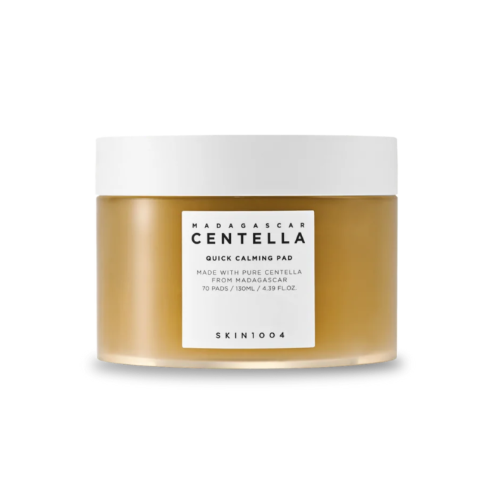 SKIN1004 Madagascar Centella Quick Calming Pad Płatki tonizujące z ekstraktem z wąkroty azjatyckiej 70 szt.