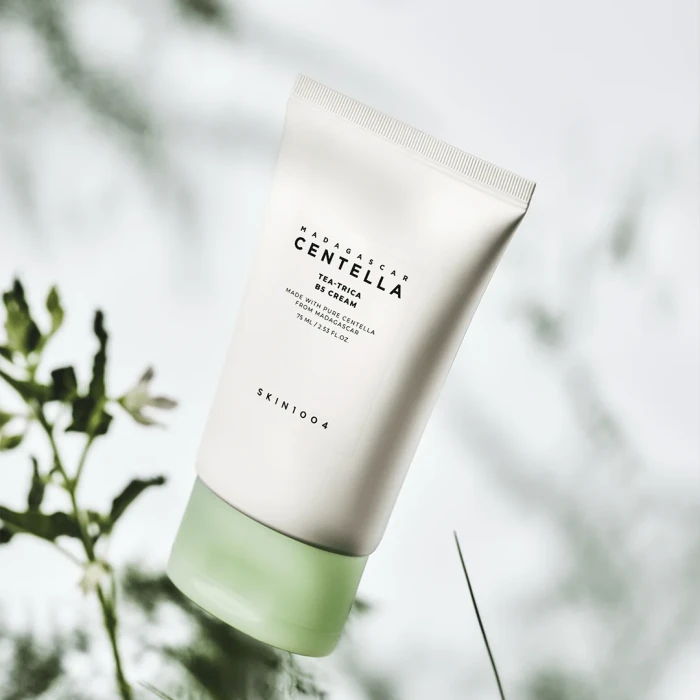 SKIN1004 Madagascar Centella Tea-Trica B5 Cream Krem silnie łagodzący dla skór trądzikowych i tłustych z pantenolem 75 ml